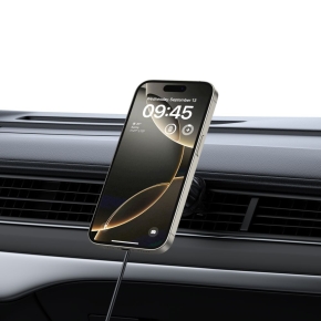 TECH-PROTECT MM15W-V5 MAGNETIC MAGSAFE DASHBOARD & VENT CAR MOUNT WIRELESS CHARGER 15W BLACKBLACK