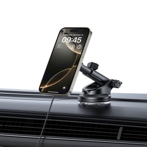 TECH-PROTECT MM15W-V5 MAGNETIC MAGSAFE DASHBOARD & VENT CAR MOUNT WIRELESS CHARGER 15W BLACKBLACK