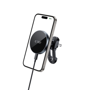 TECH-PROTECT MM15W-V5 MAGNETIC MAGSAFE STABLE VENT CAR MOUNT WIRELESS CHARGER 15W BLACKBLACK