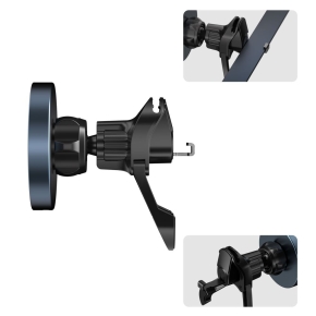 TECH-PROTECT MM15W-V5 MAGNETIC MAGSAFE STABLE VENT CAR MOUNT WIRELESS CHARGER 15W BLACKBLACK