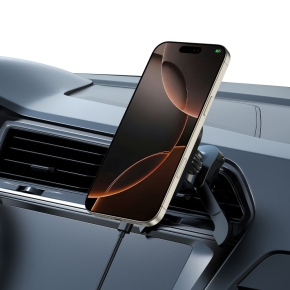 TECH-PROTECT MM15W-V5 MAGNETIC MAGSAFE STABLE VENT CAR MOUNT WIRELESS CHARGER 15W BLACKBLACK