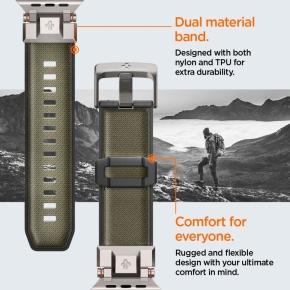 SPIGEN DURAPRO ARMOR APPLE WATCH 8  9  10  11  SE  ULTRA (44  45  46  49 MM) MILITARY GREEN