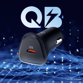 SPIGEN ESSENTIAL EV301 1-PORT CAR CHARGER 30W BLACK