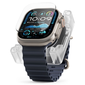 SZKŁO HARTOWANE RINGKE EASY SLIDE APPLE WATCH ULTRA 1  2  3 (49 MM) CLEAR