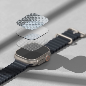 SZKŁO HARTOWANE RINGKE EASY SLIDE APPLE WATCH ULTRA 1  2  3 (49 MM) CLEAR