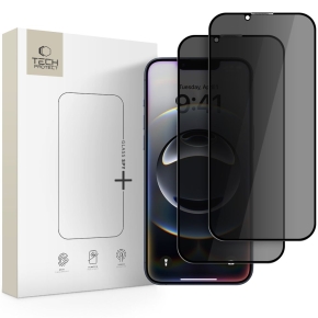 SZKŁO PRYWATYZUJĄCE TECH-PROTECT GLASS SPY+ 2-PACK IPHONE 13  13 PRO  14  16E PRIVACY