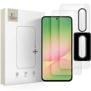 SZKŁO HARTOWANE TECH-PROTECT GLASS SET+ 3-PACK GALAXY A36  A56 5G CLEAR