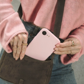 TECH-PROTECT LIQUID SILICONE MAGSAFE IPHONE 16E  17E PINK PEARL