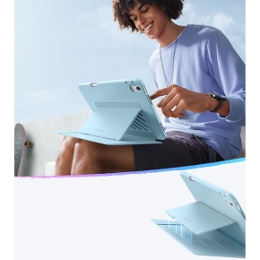 ESR FLIP HYBRID IPAD AIR 13” 1  2  2024-2025 SKY BLUE