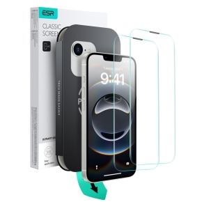 SZKŁO HARTOWANE ESR ULTRAFIT TEMPERED GLASS 2-PACK IPHONE 13  13 PRO  14  16E  17E CLEAR
