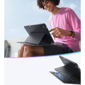 ESR FLIP HYBRID IPAD AIR 10.9” 4  5  2020-2022  11” 6  7  2024-2025 BLACK