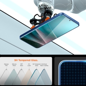 SZKŁO HARTOWANE SPIGEN GLAS.TR ”EZ FIT PRO” GALAXY S25 EDGE CLEAR