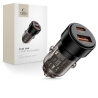 TECH-PROTECT CC03 2-PORT CAR CHARGER PD 75W BLACK