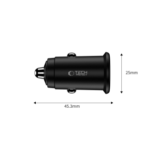 TECH-PROTECT CC02 2-PORT CAR CHARGER PD 35W  QC3.0 BLACK