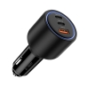 TECH-PROTECT CC04 3-PORT CAR CHARGER PD 130W BLACK