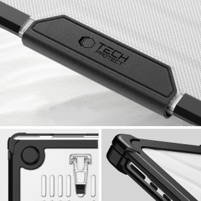 TECH-PROTECT SMARTSHELL PRO MACBOOK AIR 15 M2  M3  M4  2023-2025 BLACKCLEAR