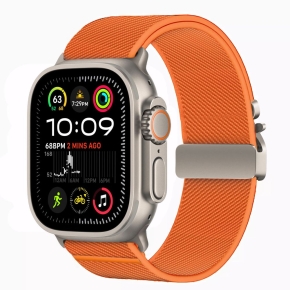 TECH-PROTECT NYLON CLASP APPLE WATCH 8  9  10  11  SE  ULTRA (44  45  46  49 MM) ORANGE