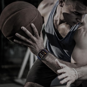 TECH-PROTECT NYLON CLASP APPLE WATCH 8  9  10  11  SE  ULTRA (44  45  46  49 MM) NAVY