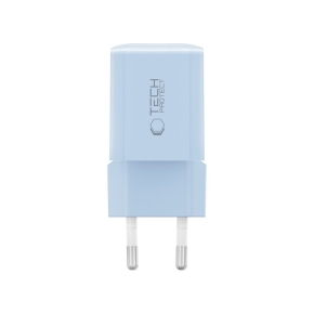 TECH-PROTECT NCM33 2-PORT NETWORK CHARGER PD 33W  QC3.0 BABY BLUE