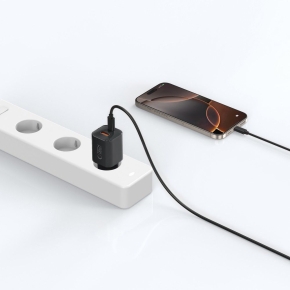 TECH-PROTECT NCM33 2-PORT NETWORK CHARGER PD 33W  QC3.0 BLACK