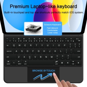 TECH-PROTECT SMARTCASE MAGNETIC + KEYBOARD IPAD 10.9” 10  2022  11” 11  2025 BLACK