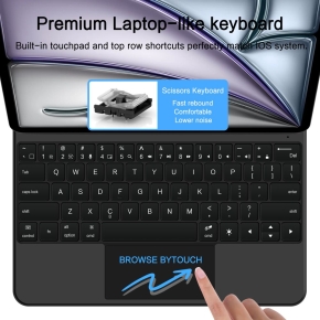 TECH-PROTECT SMARTCASE MAGNETIC + KEYBOARD IPAD PRO 12.9” 4  5  6  2020-2022  AIR 13” 1  2  2024-2025 BLACK