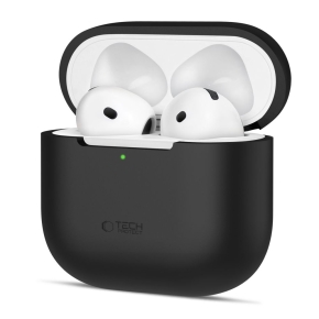 TECH-PROTECT SILICONE APPLE AIRPODS 4 BLACK