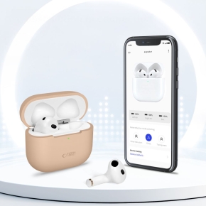 TECH-PROTECT SILICONE APPLE AIRPODS 4 CAFFE LATTE