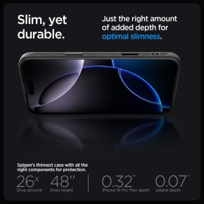 SPIGEN LIQUID AIR ”T” MAG MAGSAFE IPHONE 16 PRO MAX MATTE BLACK