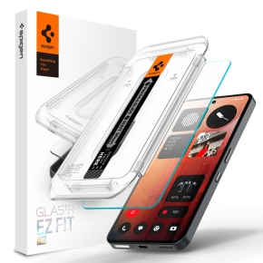 SZKŁO HARTOWANE SPIGEN GLAS.TR ”EZ FIT” NOTHING PHONE 3A  3A PRO CLEAR