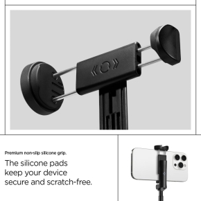 SPIGEN S541W BLUETOOTH SELFIE STICK TRIPOD BLACK
