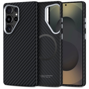 TECH-PROTECT ION CARBON MAGSAFE GALAXY S25 ULTRA BLACKSILVER