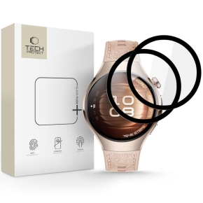 SZKŁO HYBRYDOWE TECH-PROTECT GLASS FLEX+ 2-PACK HUAWEI WATCH 5 (42 MM) BLACK