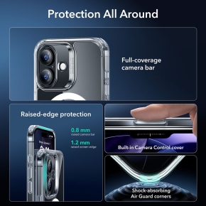 ESR CLASSIC HYBRID MAGSAFE & TEMPERED GLASS IPHONE 17 CLEAR