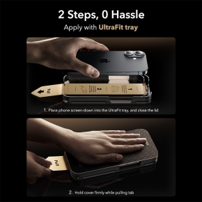 SZKŁO HARTOWANE ESR ULTRAFIT ARMORITE PRO TEMPERED GLASS IPHONE 16 PRO  17 BLACK