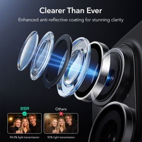 OSŁONA NA APARAT ESR ARMORITE CAMERA PROTECTOR IPHONE 16  16 PLUS  17 CLEAR