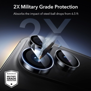 OSŁONA NA APARAT ESR ARMORITE CAMERA PROTECTOR IPHONE 14 PRO  PRO MAX  15 PRO  MAX  16 PRO  MAX  17 PRO  MAX BLACK