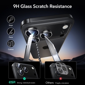 OSŁONA NA APARAT ESR ARMORITE CAMERA PROTECTOR IPHONE 14 PRO  MAX  15 PRO  MAX  16 PRO  MAX  17 PRO  MAX CLEAR