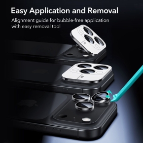 OSŁONA NA APARAT ESR ARMORITE CAMERA PROTECTOR IPHONE 14 PRO  MAX  15 PRO  MAX  16 PRO  MAX  17 PRO  MAX CLEAR