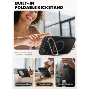 SUPCASE IBLSN ARES FLIP MAG MAGSAFE IPHONE AIR BLACK