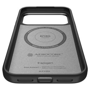 SPIGEN ENZO ARAMID ”T” MAG MAGSAFE IPHONE 17 PRO MAX BLACK