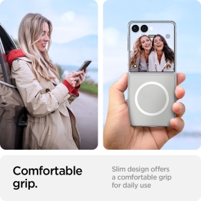 SPIGEN AIRSKIN MAG MAGSAFE GALAXY Z FLIP 7 CRYSTAL CLEARWHITE