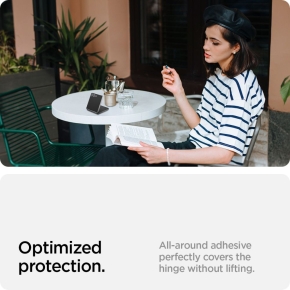 SZKŁO HARTOWANE SPIGEN GLAS.TR ”EZ FIT” HD GALAXY Z FLIP 7 CLEAR