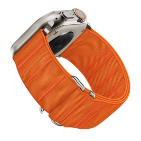 TECH-PROTECT NYLON SLIP APPLE WATCH 8  9  10  11  SE  ULTRA (44  45  46  49 MM) ORANGE