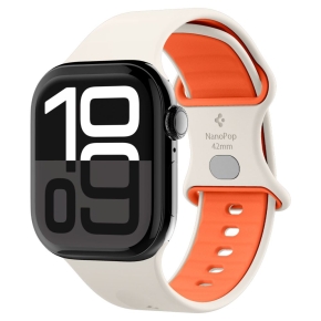 SPIGEN NANO POP APPLE WATCH 8  9  10  11  SE (40  41  42 MM) ORANGE BEIGE