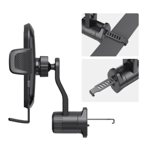 TECH-PROTECT V8 UNIVERSAL ROTARY VENT CAR MOUNT BLACK