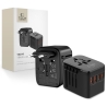 TECH-PROTECT TA200 TRAVEL ADAPTER EU  UK  US  AU BLACK