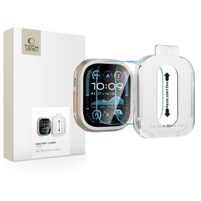 SZKŁO HARTOWANE TECH-PROTECT EASY SET+ 2-PACK APPLE WATCH ULTRA 1  2  3 (49 MM) CLEAR