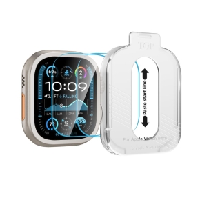 SZKŁO HARTOWANE TECH-PROTECT EASY SET+ 2-PACK APPLE WATCH ULTRA 1  2  3 (49 MM) CLEAR