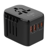 TECH-PROTECT TA200 TRAVEL ADAPTER EU  UK  US  AU BLACK